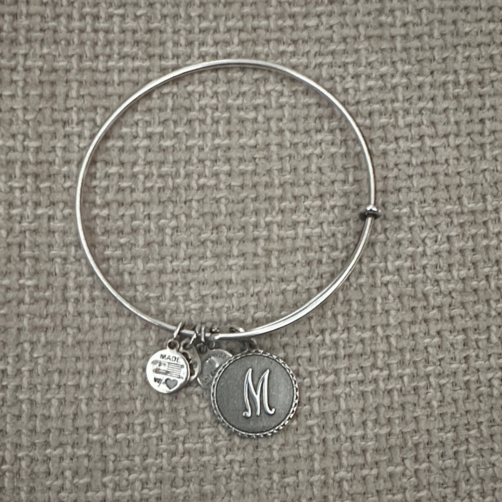Initial M bracelet